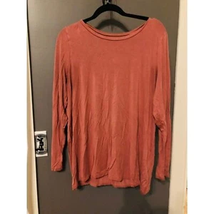 Torrid size 2 orange super soft long sleeve shirt top - Picture 1 of 4