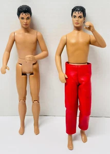 Figura de acción muñeca Michael Jackson 12" vintage 1984 LJ~juego de 2~MJJ productions - Imagen 1 de 10