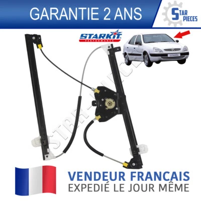 MONTE GLACE LEVE VITRE AVANT GAUCHE CITROEN XSARA PHASE 2 4/5 PORTES 2000-2005 - Photo 1/3