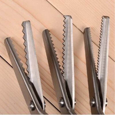 1 Pcs Pinking Shears Dressmaker Tailor's Scissors Clipper Cutters Sewing Shears - Image 1 of 4