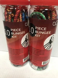 2-10 Bungee Cord Assortment 18" 24" 30" 36" 10" Tie Down Hold Strap (2-M-456) - Picture 1 of 3