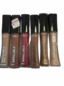 LOreal Paris Infallible 8 HR Pro Gloss, 6pc Bundle - Picture 1 of 2