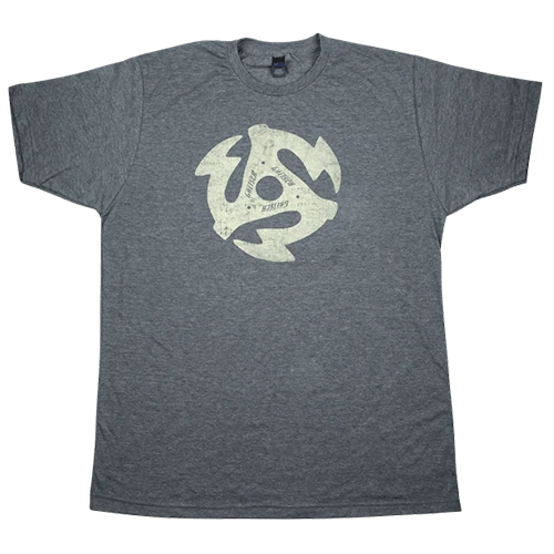 Gretsch Guitars Charcoal 45RPM Logo Graphic T-Shirt, Mens Size XXL #9224576806 - Image 1 of 1