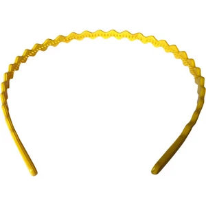 Dima deportiva ondulada amarilla diadema para niñas mujeres damas niños hombres gimnasio Alice Band - Imagen 1 de 3