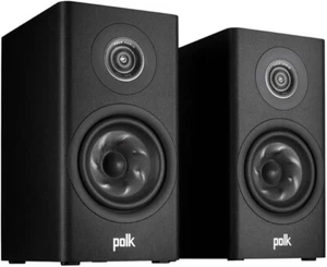 Polk Audio Reserve R100 Bookshelf Speakers Pair Black - Picture 1 of 2