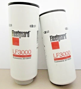 Fleetguard  LF3000  Engine Lube Oil Filter  Cummins 3318853  (Pack of 2) - Imagen 1 de 7
