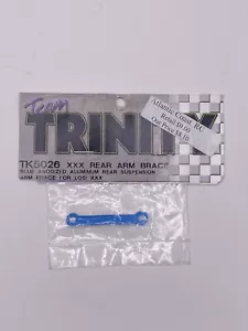 Trinity TK5026 Team Losi XXX Series Rear Arm Hinge Pin Brace BK1 Blue Aluminum - Picture 1 of 2
