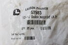 25-Pack Lawson Double Notch Nut Grade 8 Yellow Zinc 1/2"-13 53983 