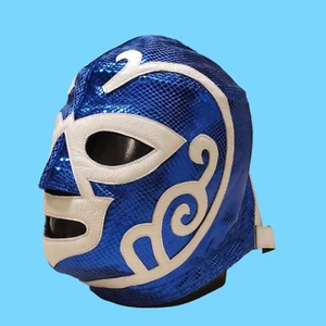 Máscara de lucha libre HURACAN RAMIRE 100 % PROFESIONAL Lycra y cuero y cremallera metálica, ajustable - Imagen 1 de 15