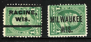 Sc #279 BOLD RACINE & MILWAUKEE 19th Century Precancels 1 Cent Franklin US 71B71 - Picture 1 of 3