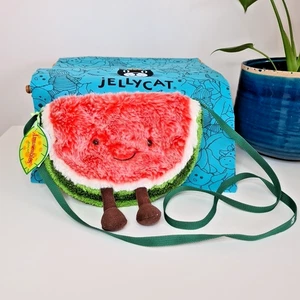 Jellycat Amuseable Watermelon Bag With Tags + Bag - Soft Plush Shoulder Pouch 9" - Bild 1 von 20