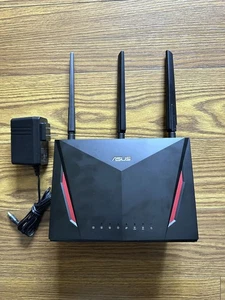 Routeur de jeu WiFi Gigabit double bande ASUS - Noir (RT-AC86U) - Photo 1/3