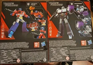 Transformers R.E.D Optimus Prime Megatron Hasbro Action Figure Nib Lot  - Picture 1 of 2