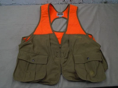 Gamehide Men's Ultra-Lite Upland Hunting Gamebird Vest - Tan/Blaze Orange Large - Image 1 of 4