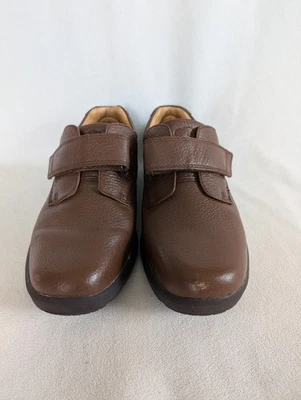 Dr Comfort William Hombres 9.5 XW Cuero Marrón Orto Diabético Sin Cordones, SIN PLANTILLA Foto 1 de 4