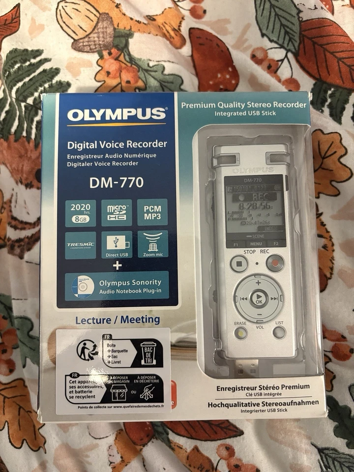 Olympus DM-770 Digital Voice Recorder - Image 1 of 2