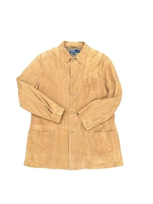 Polo Ralph Lauren 100% Genuine Leather Western 5 Button 3 Pocket Over Coat Sz.XL - Image 1 of 4