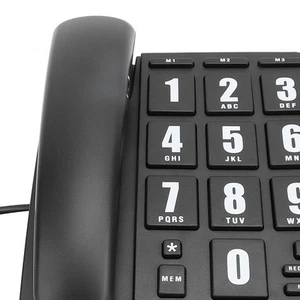 Téléphone Domestique Téléphone Filaire Clignotant L'alerte Murale Mural - Afbeelding 1 van 12
