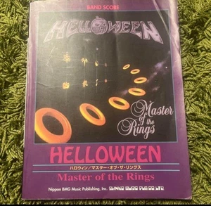 Helloween – Master of the Rings Band Score (1994) sheet music tab RARE from JP - Picture 1 of 7