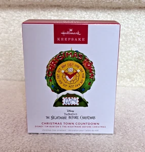 Hallmark 2025 The Nightmare Before Christmas Christmas Town Countdown Ornament - Picture 1 of 3