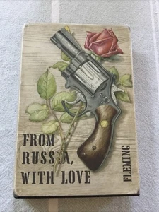 1957 First Edition From Russia With Love J Cape Ian Fleming Original Dust Jacket - Picture 1 of 14