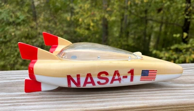 Juguetes Zylmex Zee de colección NASA-1 nave espacial de plástico Metal Man aventuras con dosel Foto 1 de 4