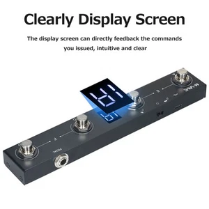 Wireless Midi Controller Wiederaufladbar 4 Tasten Tragbar Fußpedal APP Steuerung - Bild 1 von 18