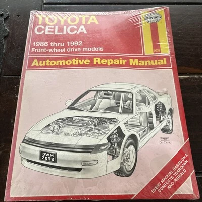 Haynes Repair Manual Toyota Celica 1986 thru 1993 Front Wheel Drive Models 92020 - Image 1 of 4