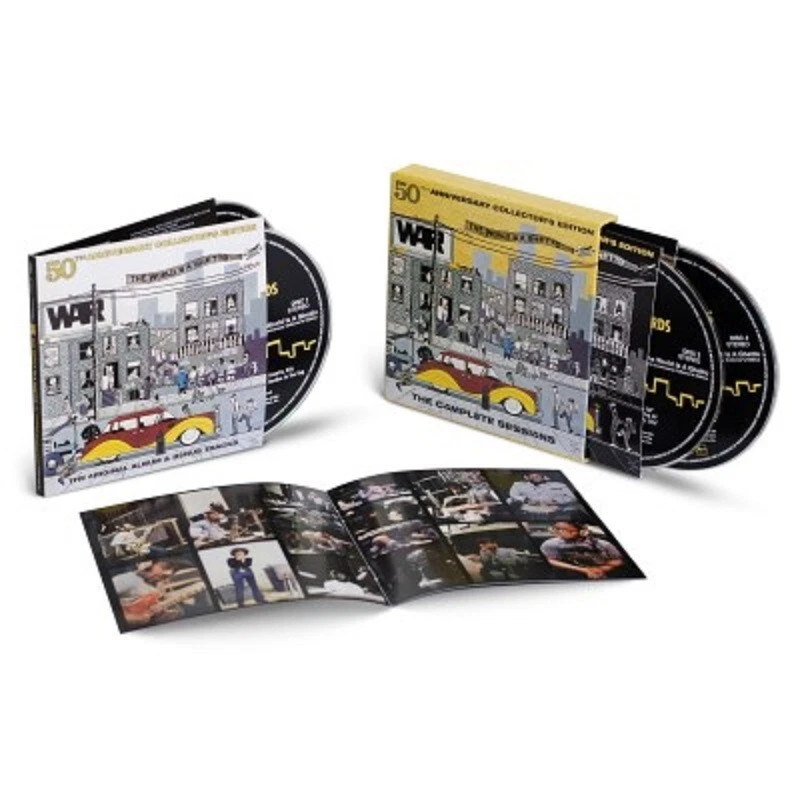 WAR New Sealed Ltd Ed 2024 50th ANNIV WORLD IS A GHETTO & RARITIES 4 CD BOXSET - Imagem 1 de 1