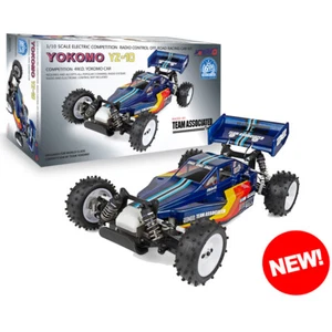 Associated 9065 1/10 Yokomo YZ-10 Classic 4WD Off-Road Buggy Blue Kit - Picture 1 of 10