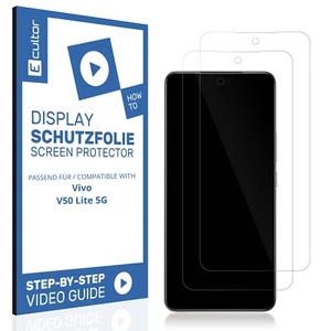2x Pellicola protettiva 3D opaca per Vivo V50 Lite 5G Flessibile Proteggi - Picture 1 of 6