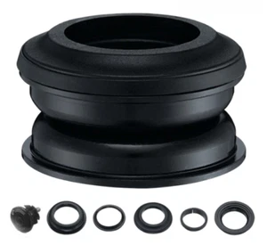 VP COMPONENTS SERIE DE DIRECCIÓN 1/8 SEMINTEGRADA ALL. NEGRO - Imagen 1 de 1
