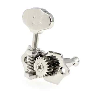 NEW Graph Tech Ratio 3x3 Tuning Keys, Butterbean Buttons, NICKEL, #PRN-3422-N0 - Picture 1 of 4