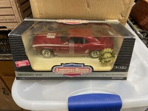 American Muscle 1969 Chevrolet Camaro SS396 Sports SP Red Car 1/18 NIB In Box - Picture 1 of 8
