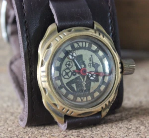 Steampunk Vintage Watch Vostok Komandirskie 2409 ussr Handmade Watch Cyberpunk - Picture 1 of 14