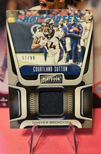 2020 Playbook Courtland Sutton Hot Routes Relic /99 #HR-CS Denver Broncos - Picture 1 of 2