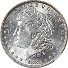 1882-O/S Morgan Silver Dollar VAM 3 Strong NGC MS60 Blast White Strong Strike