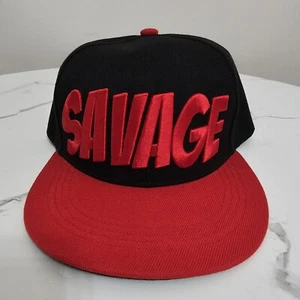 Six Flags Savage Ball Cap Hat Snapback Baseball - Picture 1 of 6