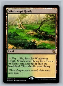 Magic The Gathering Khans of Tarkir Windswept Heath #248/269 MTG TCG CCG - Picture 1 of 2