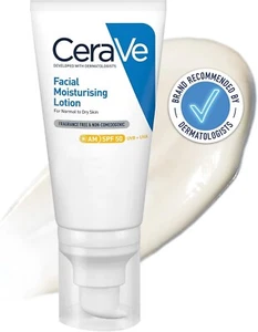 CeraVe AM Facial Moisturising Lotion Normal To Dry Skin 52ml With UV Protection - Picture 1 of 3