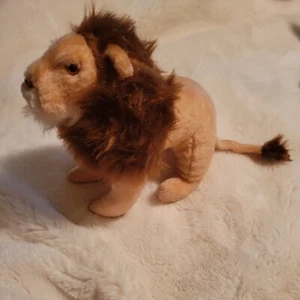 12" Raro Difícil de Encontrar Vintage León Peluche Duro Gato Envío Rápido - Imagen 1 de 9