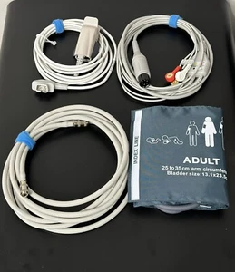Criticare nGenuity Bundle - Cuff, Hose, SpO2, ECG - Same Day Shipping - Picture 1 of 8