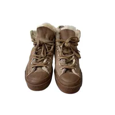 Converse Tri Panel x Chuck 70 Hi ‘Khaki Shearling 7.5 - Image 1 of 4