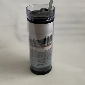 Carnival Cruise Lines Freedom Tumbler Lid Straw Picture New - Picture 1 of 5