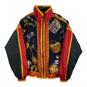 Vintage East West Jacke Damen Medium Retro Native American Azteken Windbreaker - Bild 1 von 9