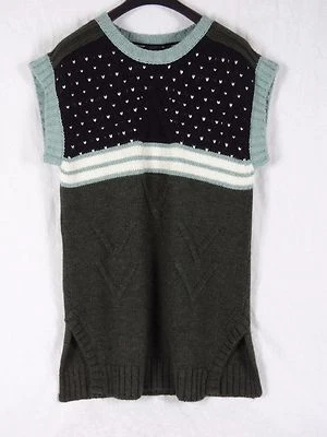 NUEVO CON ETIQUETAS Roberto Just Cavalli Suéter Vestido Brazo Guantes Talla 44 EURO, 10 EE. UU. Grande Foto 1 de 4