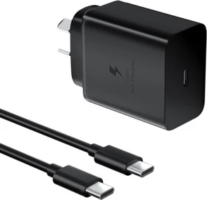 45W Super Fast Wall Charger w/Type-C Cable For Samsung Galaxy S21 22 S23 Ultra - Picture 1 of 7