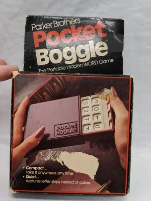 Vintage Parker Brothers Pocket Boggle Travel Game 1980 - Image 1 of 4