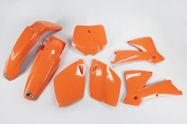 kit plastique carènes Ktm SX 125 - 250 - 400 2001 - 2002 Ufo Plast orange - Photo 1/1