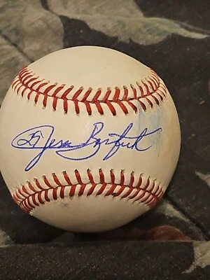 Jesse Barfield Firmado JUEGO USADO Béisbol Autografiado Romlb Oficial Automático MLB Sig Foto 1 de 3
